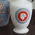 Neoclassical Medallion Carafe in White Glass For Sale - Image 5 of 5