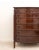 Late 18th C. Mahogany seven drawer tall chest from quality maker Paine Furniture Co. featuring bow front with with...