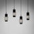 Scandinavian Ice Glass Pendant, 1960s, Set of 4 For Sale - Image 3 of 11