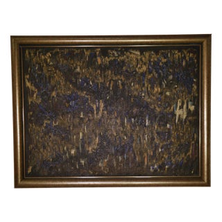 Large Abstract Composition, 1970s, Painting on Canvas For Sale