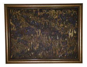 Large Abstract Composition, 1970s, Painting on Canvas