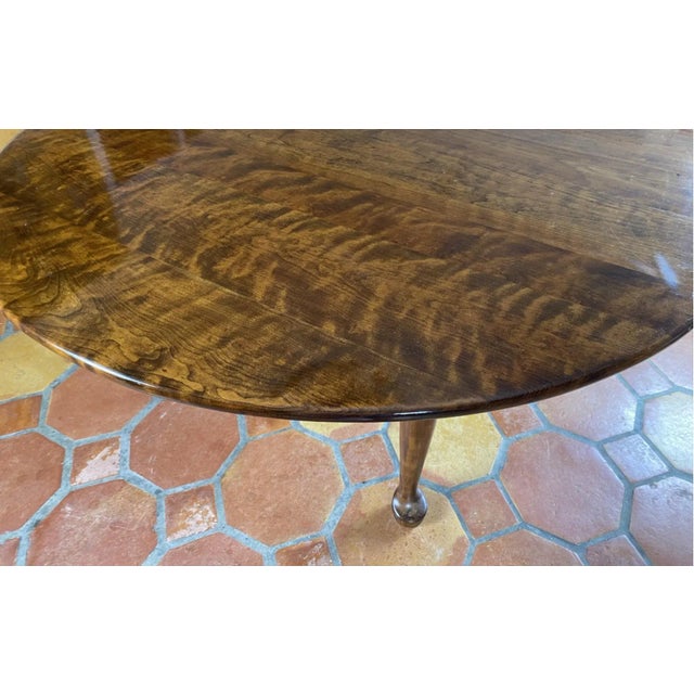 Mid 20th Century MidCentury Stickley Round Dining Table With Tapered