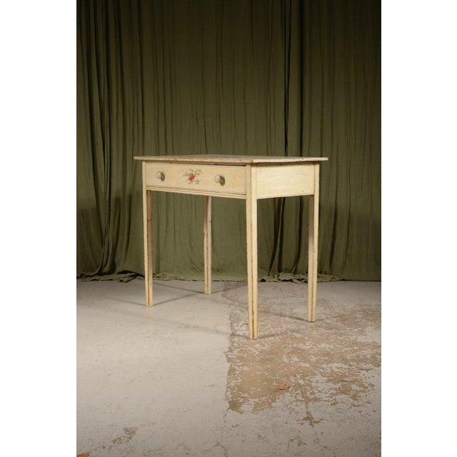 Early Victorian Painted Pine Side Table, 1840s For Sale - Image 10 of 10
