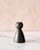 Trio of "Almost Black" Matte Ceramic Taper Candle Holders "Bella," "Bobby," and "Beau" by Lostine For Sale In Baltimore - Image 6 of 12