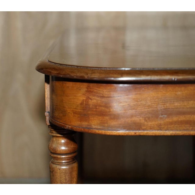 Antique George III Flamed Hardwood Fully Extending Dining Table, 1820 For Sale - Image 6 of 18