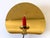 1970s Mid-Century Brass Sconce with Candleholder from Boréns Borås, Sweden, 1970s For Sale - Image 5 of 18