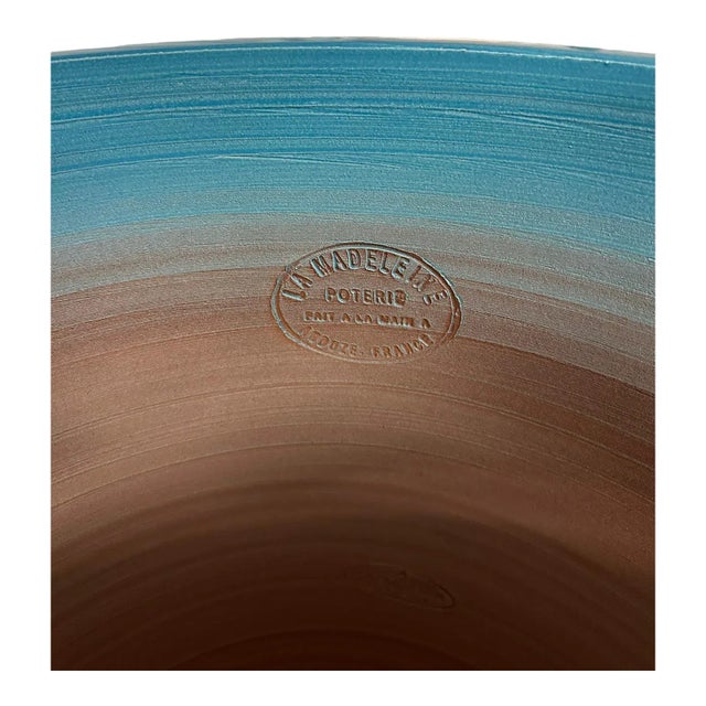 French Anduze Jardiniere in Turquoise For Sale In West Palm - Image 6 of 8