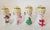 Shabby Chic .Vintage Bisque Porcelain Angel Figurine Ornaments. Made in Taiwan. Set of Four. For Sale - Image 3 of 9
