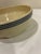 Early 20th Century Vintage Farmhouse Stoneware Mixing Bowl With Blue Stripes For Sale - Image 5 of 10
