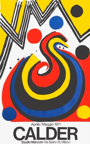 1971 Alexander Calder Studio Marconi Poster