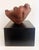 Wood Biomorphic Mid-Century Abstract Burlwood Sculpture on a Base For Sale - Image 7 of 10