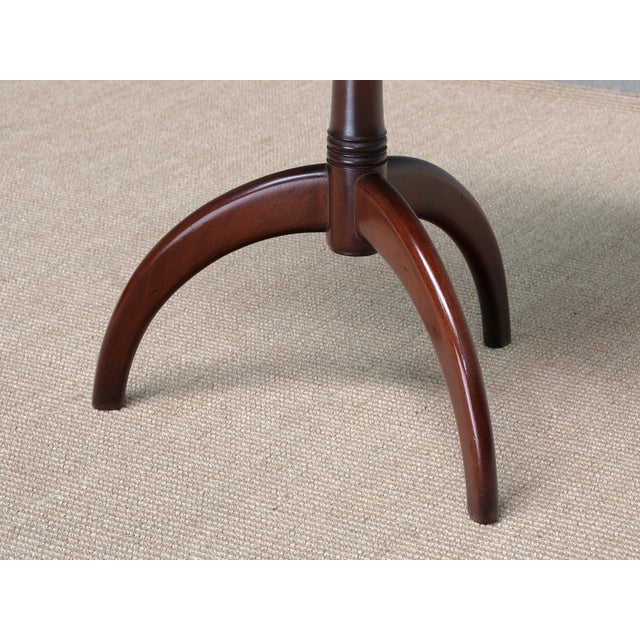 1940s 3-Legged Side Table in Mahogany by Frits Henningsen, Denmark, 1940s For Sale - Image 5 of 12