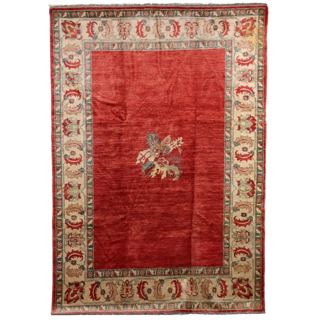 Beige Large Knot Herat Rug, Pakistan For Sale - Image 8 of 8