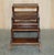 Metamorphic Leather Library Armchair Steps attributed to Gillows, 1810s For Sale - Image 16 of 18