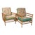 Pr. Mid 20th Century Bamboo Lounge Chairs For Sale