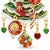 2020s Ritzy Couture DeLuxe Christmas Tree Charm Brooch 22k Gold Plated Statement Pin For Sale - Image 5 of 13