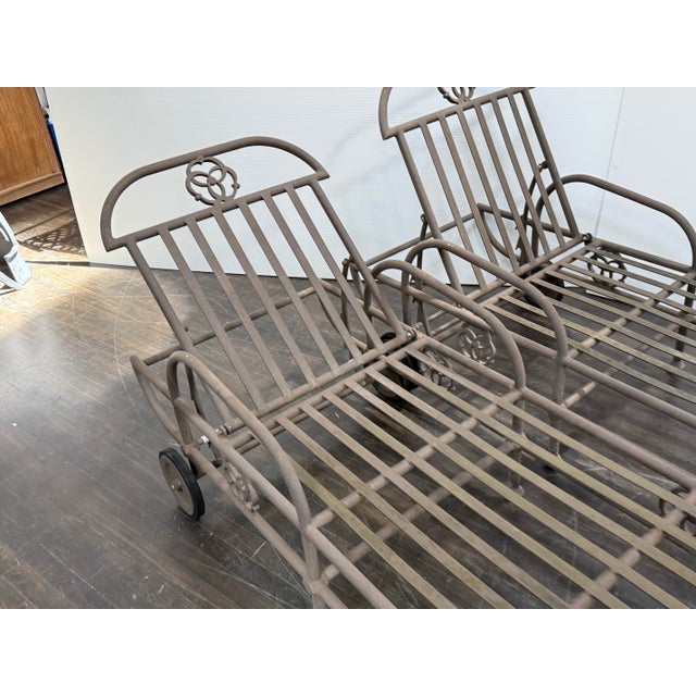 2010s Terra Furniture Renaissance Outdoor Chaises, Pair For Sale - Image 5 of 12