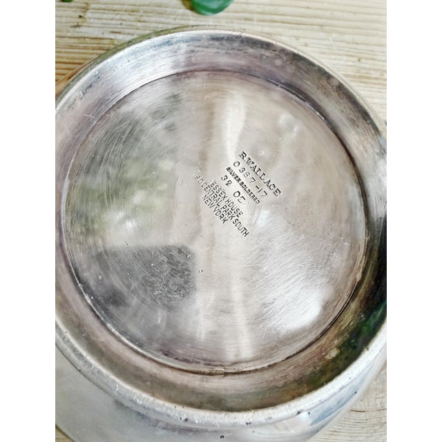 Vintage Silver Plated Serving Bowl From the Essex House Hotel Nyc For Sale - Image 4 of 6