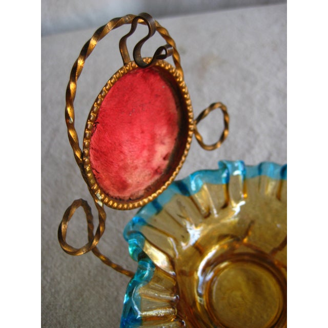 Amber French Lady Pocket Watch and Jewelry Holder 19 Century For Sale - Image 8 of 8