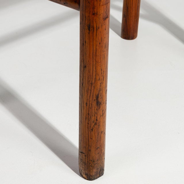 19th Century France Brown Wood Console Table For Sale - Image 10 of 10