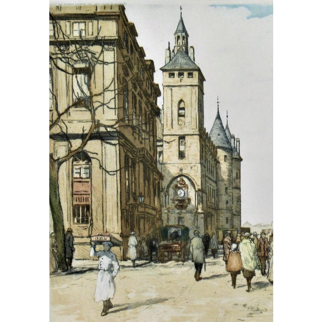 Tavik Frantisek Simon, Quai aux Fleurs, 1922 For Sale - Image 4 of 7