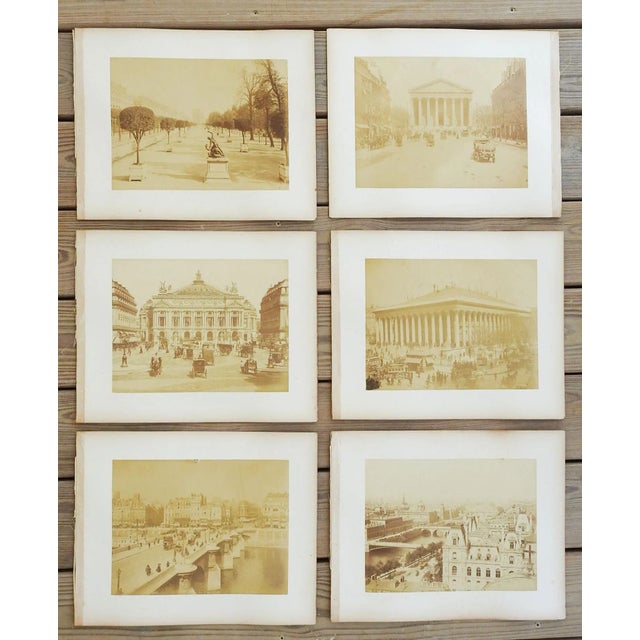 Antique 1880's Frith Photographs Paris Gardens Cityscapes - Set of 6 For Sale - Image 9 of 9