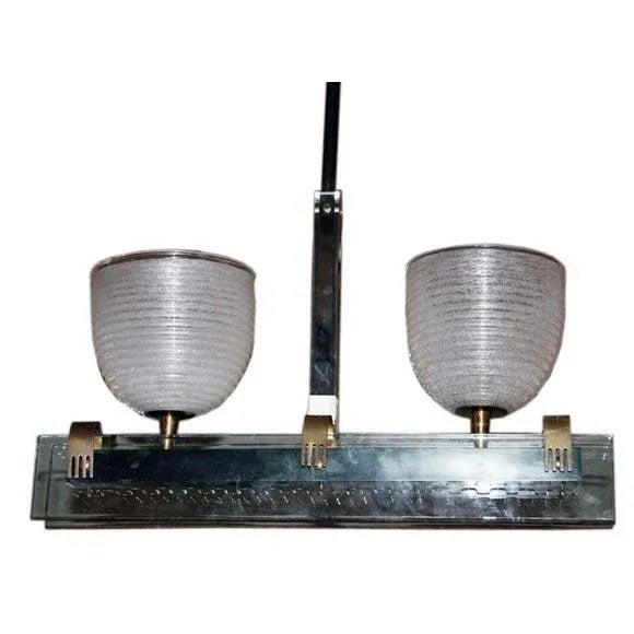 Italian Chandelier, Attributed to Brusotti, Circa 1938 For Sale - Image 10 of 10