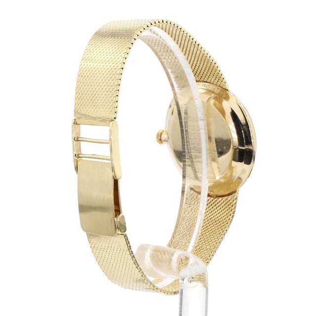 Gold Vacheron Constantin LeCoultre Galaxy Mystery Dial 1950s Diamond and Gold Watch For Sale - Image 8 of 13