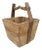 Vintage Elm Rustic Village Bucket For Sale