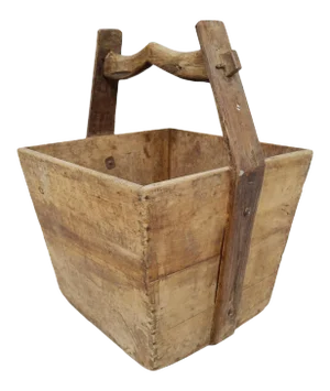 Vintage Elm Rustic Village Bucket