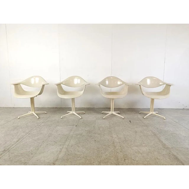 Space Age Daf Chairs by George Nelson for Herman Miller, 1960s, Set of 4 For Sale - Image 11 of 11