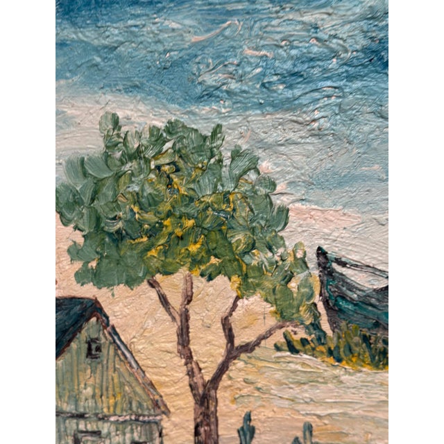 Mid 20th Century Stig Allan, Landskrona, 1950s, Oil on Panel, Framed For Sale - Image 5 of 18
