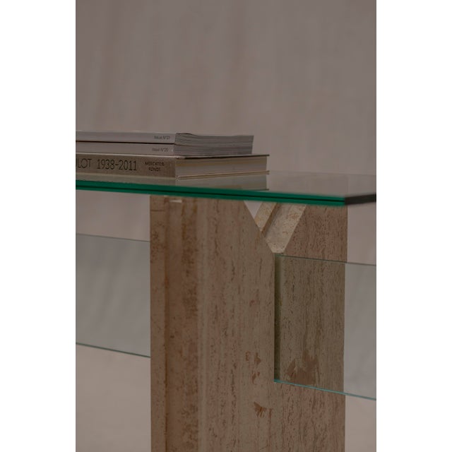 Sculptural Italian Console Table, 1970 For Sale - Image 10 of 17