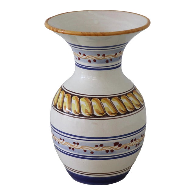 1980s Talavera De La Reina Vase For Sale