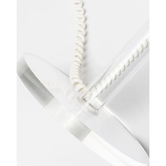 Plastic Acrylic Table Lamp by Harco Loor, 1980s For Sale - Image 7 of 9