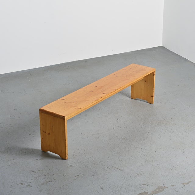 Pine Bench from Les Arcs, France, 1969 For Sale - Image 11 of 11