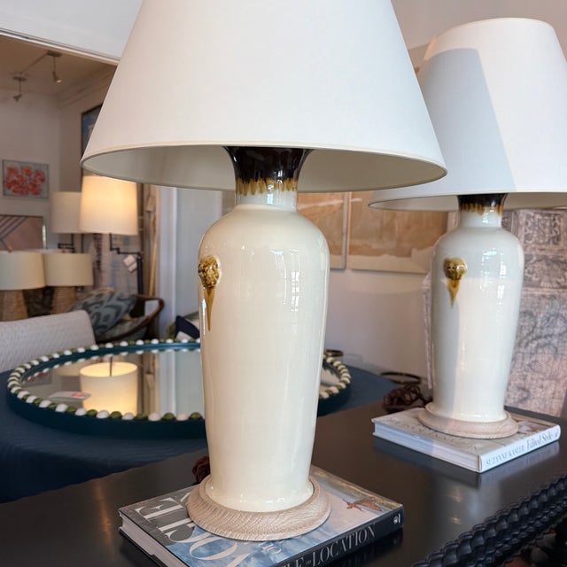 Fabulous pair of Christopher Spitzmiller Lamps These were custom made by a designer for Palm Beach, FL estate. You will...