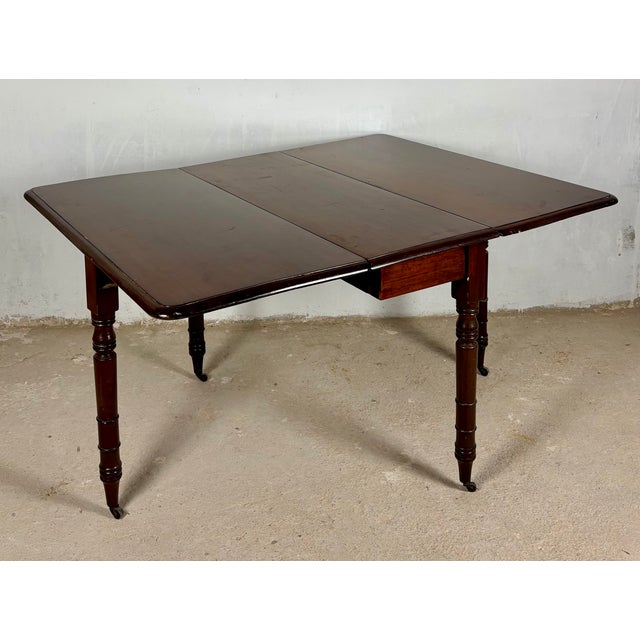 Spanish Drop-Leaf Dining Table, 1930s For Sale - Image 6 of 18