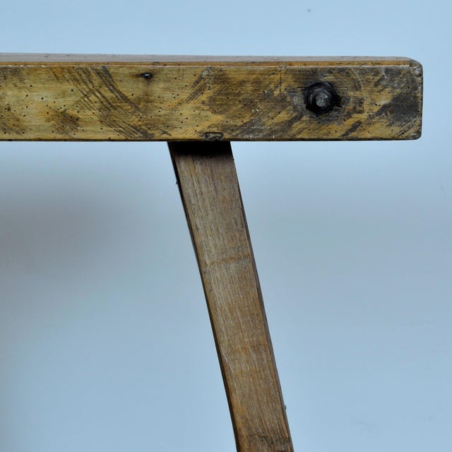 Vintage Oak Butchers Table, 1920 For Sale - Image 12 of 13