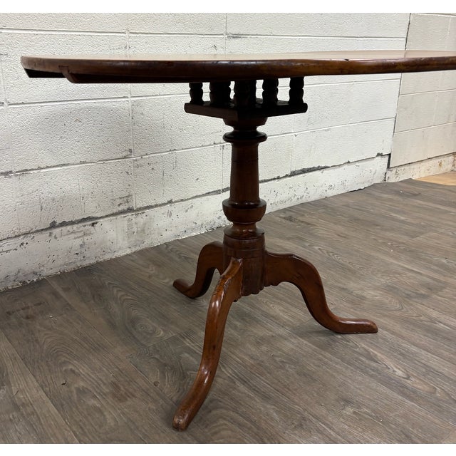 Antique 19th Century Tripod Pedestal Dining Breakfast Table For Sale - Image 4 of 9