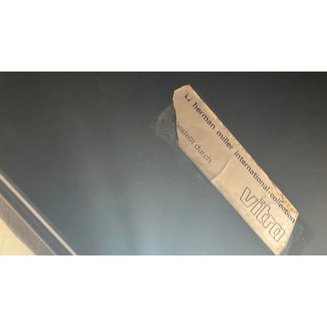 Black Set of Eames Lounge Chair and Ottoman by Charles & Ray Eames for Vitra, 1970s For Sale - Image 8 of 14