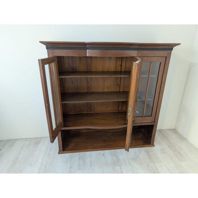 Oak Showcase Cabinet with Extension, 1890s For Sale - Image 13 of 18