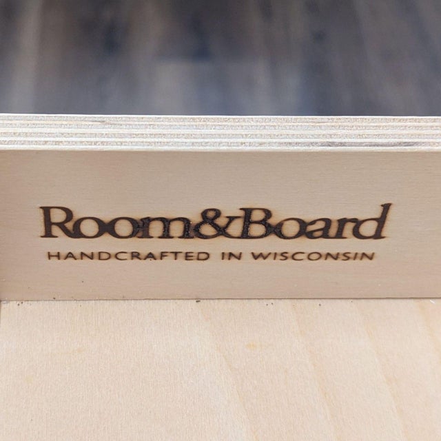 Room & Board Custom Bar Cabinet With Wine Rack For Sale - Image 10 of 14