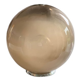 Italian Table Lamp Murano Glass by SimoEng in Varnished Fume' For Sale