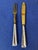 Brass Hors d'Oeuvre Cutlery Set, 1920 For Sale - Image 4 of 7