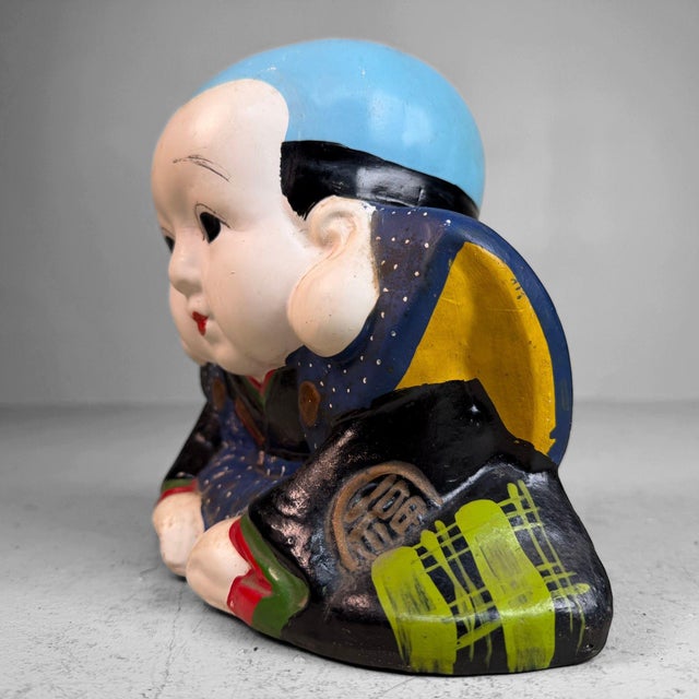 Vintage Japanese Fukusuke Money Box, 1960s For Sale - Image 4 of 10