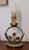 Very Rare Pair of 1920s Moe Bridges Art Nouveau Floral Design Boudoir Lamps For Sale - Image 11 of 12