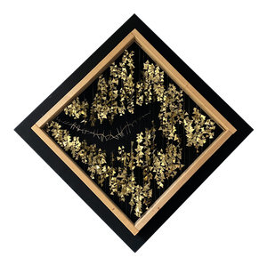 "The Hadd of Lavat" Contemporary Mixed-Media Sculptural Framed Artwork by Walt Cassidy