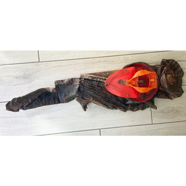 Wood Abstract Sculpture by Heinz E. Hirscher, 1960s For Sale - Image 7 of 8