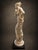 Vintage Neoclassical Maiden Sculpture on Black Marble Base For Sale - Image 4 of 6